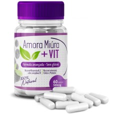 Amora Miúra  + Vit  Acabe Sintomas Menopausa - 1 Pote 60 Cápsulas