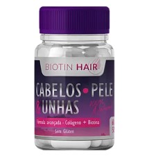 Biotin Hair - Cabelo, Pele E Unha - 1 pote 60 Cápsulas