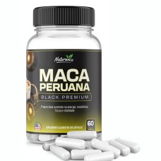 Maca  Peruana Negra Suplemento Premium 1 pote 60 Cápsulas